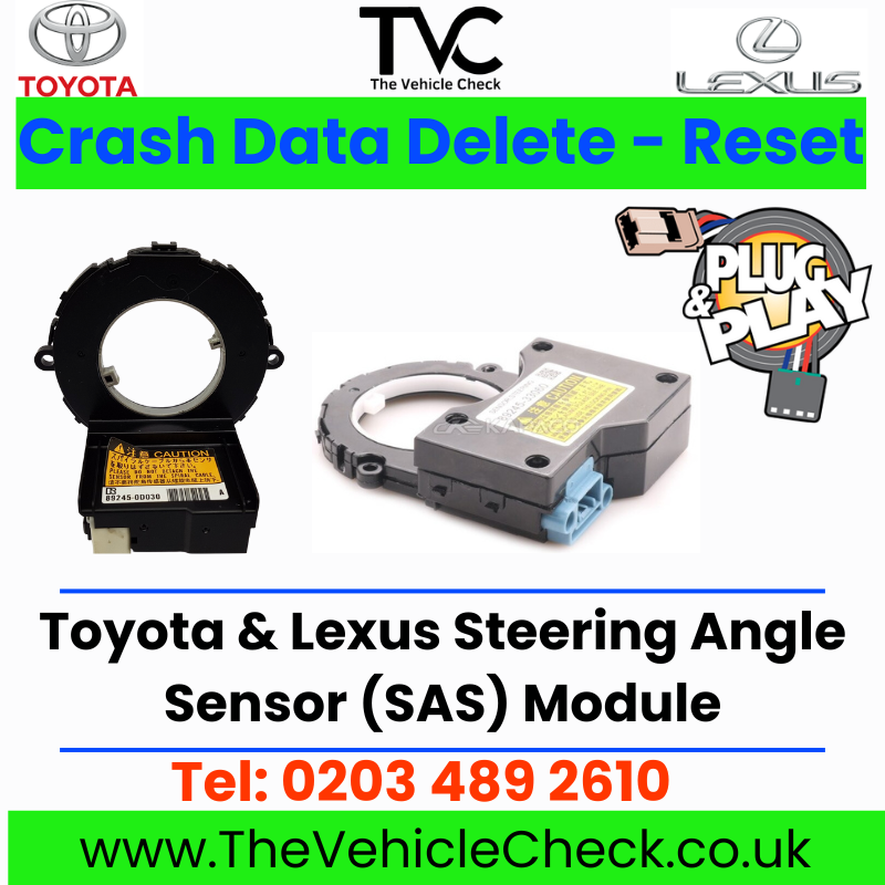 β
TOYOTA & LEXUS STEERING ANGLE SENSOR (SAS) CRASH RESET SERVICE