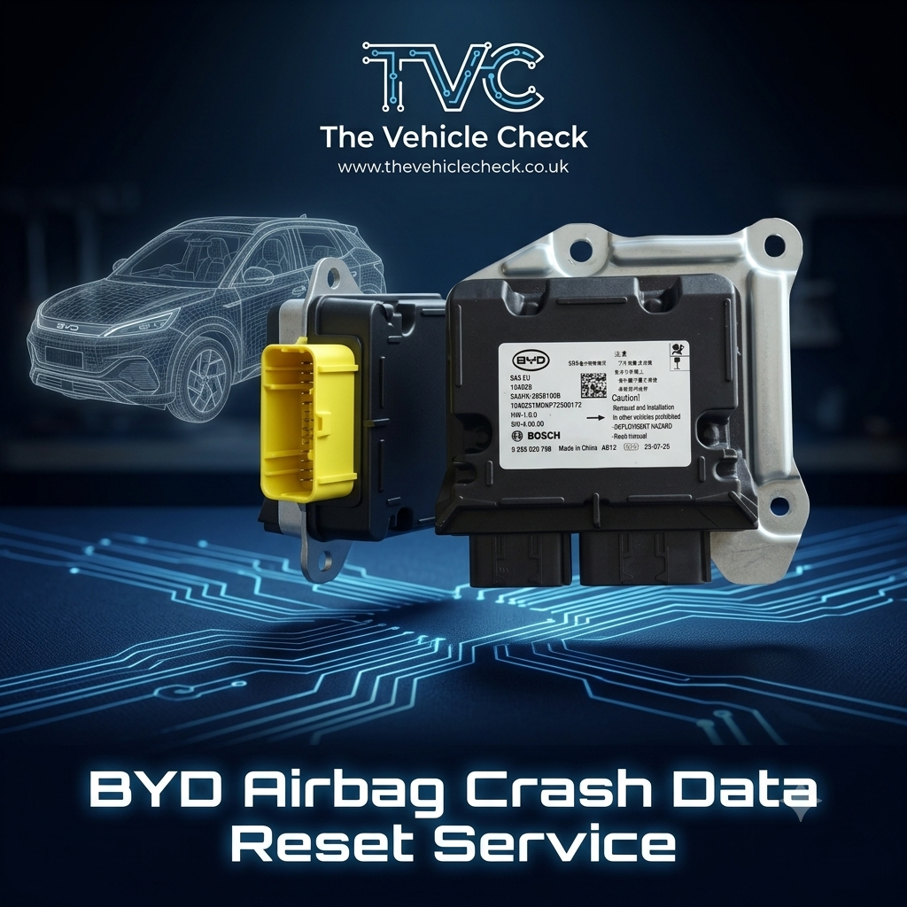 BYD airbag crash data reset - The Vehicle Check