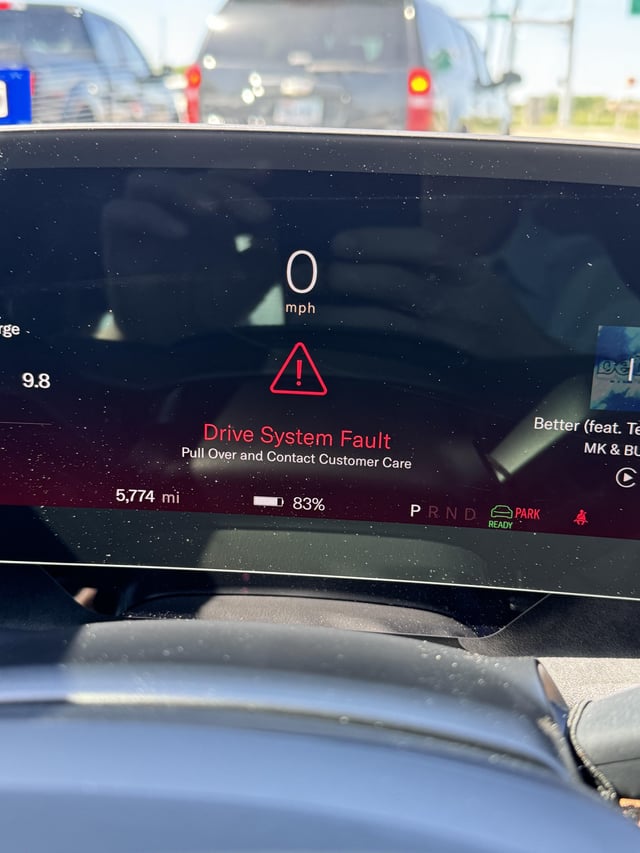 Car system fault