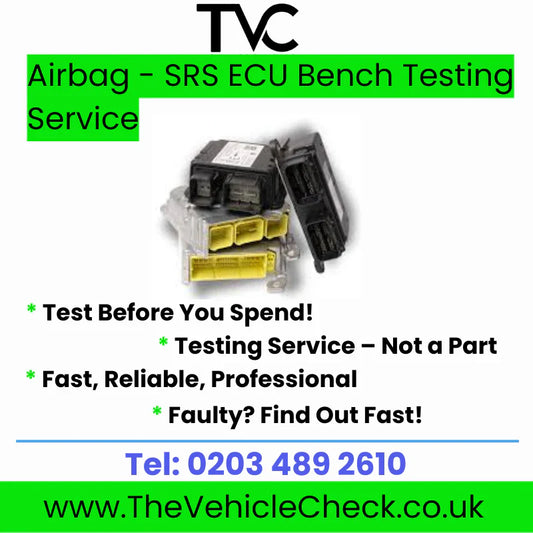 Airbag crash data reset and delete service — SRS module repair car won't start after accident specialist UK