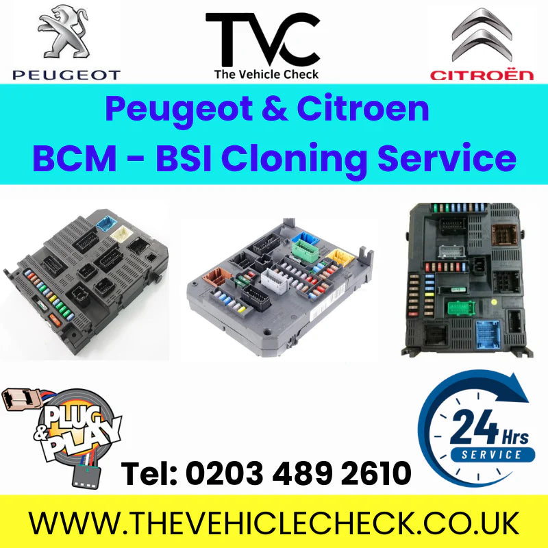 Citroen and Peugeot BSI body system interface cloning and repair service — plug and play no coding required UK