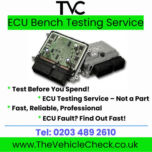 ECU module bench testing for hidden electronic faults — used car electronic inspection service UK