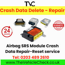 deployed airbag after collision SRS crash data reset service UK