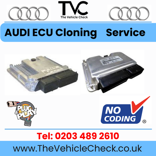 🚘 AUDI ECU 🔁 CLONING  SERVICE  🔁 PLUG & PLAY ▶️ NO CODING ✅