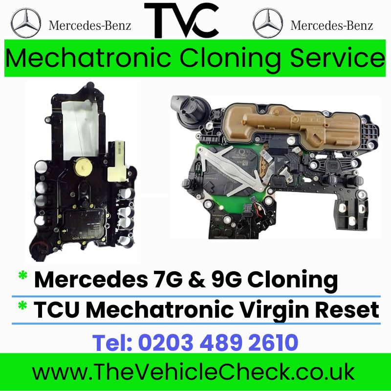 Mercedes TCU TCM Cloning & Virgin Reset Service | 7G 8G 9G Gearbox ECU
