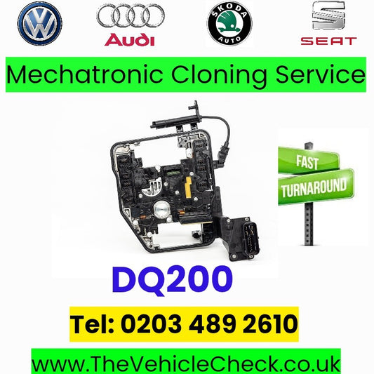 DQ200 DSG Gearbox Mechatronic Cloning Service - Plug & PLAY!! NO CODING