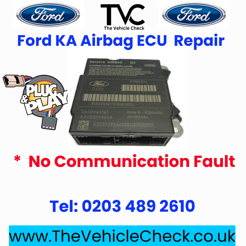 FORD KA 51889814 AIRBAG ECU SRS MODULE CRASH DATA REPAIR SERVICE