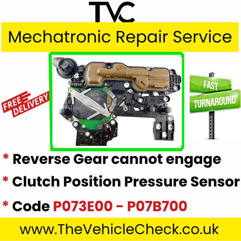 Mercedes 9G-Tronic TCM TCU P073E00 P07B700 Repair Service