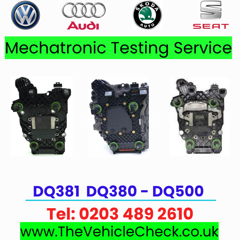 🔧 DQ381 - DQ380 - DQ500 - TCM Testing Service – VW - Audi - Skoda - SEAT ✅