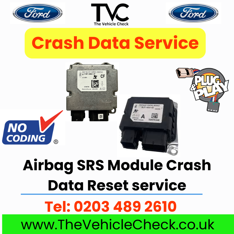 ✅ Ford Airbag Module Crash Data Reset Service ✅ NO CODING  - Plug & Play