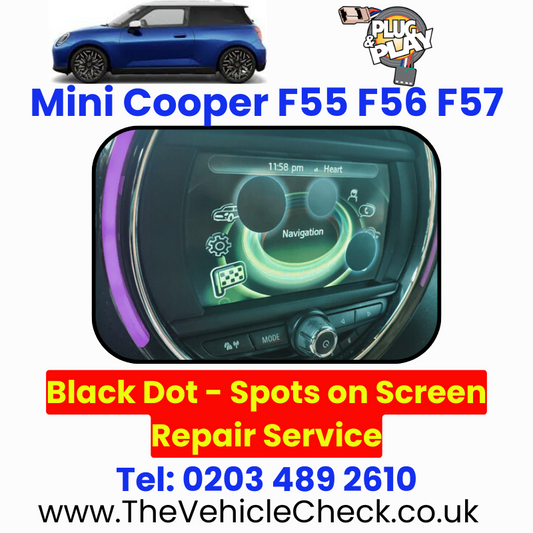 MINI COOPER  2014-2017 RADIO SAT NAV MEDIA LCD DISPLAY SCREEN REPAIR SERVICE