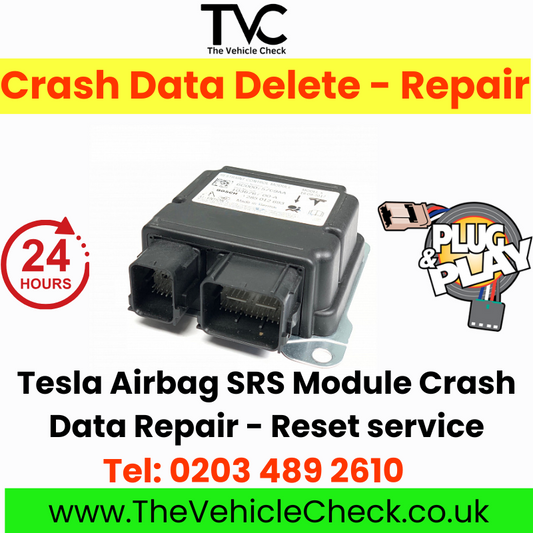TESLA 1095757-00-C Airbag ECU Crash Data Reset Service – SRS Module Repair