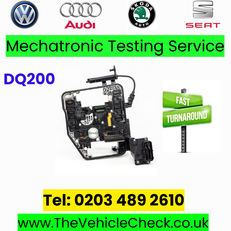 🔧 DQ200 - TCM - Mechatronic Testing Service – VW - Audi - Skoda - SEAT ✅