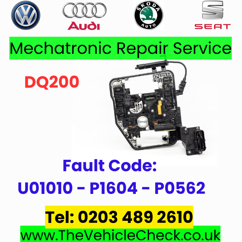 ✅ DQ200 Mechatronic Repair Service | Fault Code U01010 - P1604 - P0562 ✅