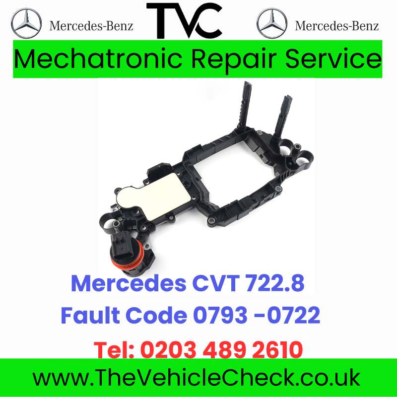 🌟 Mercedes CVT 722.8 Mechatronic Repair Service - Fault Code 0793 -0722 🌟